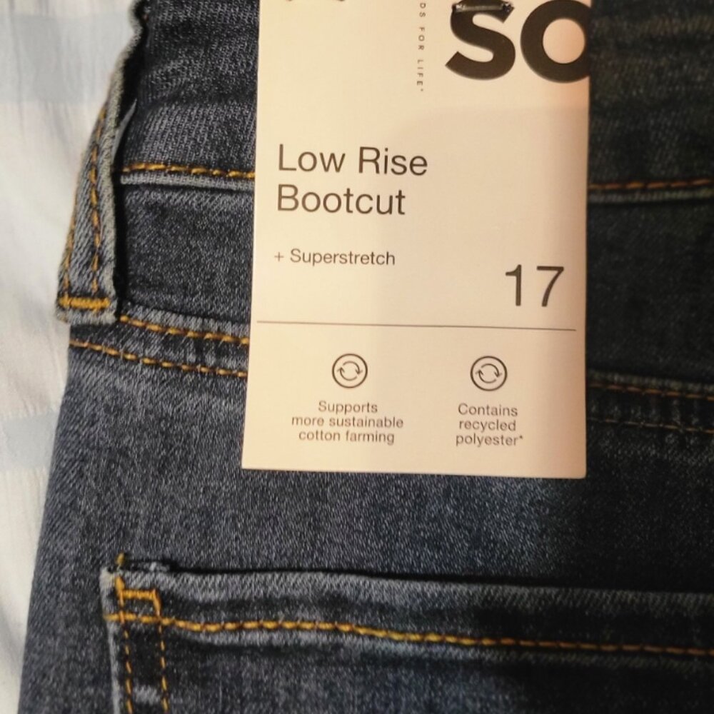 SO Low rise boot cut jeans **NEW